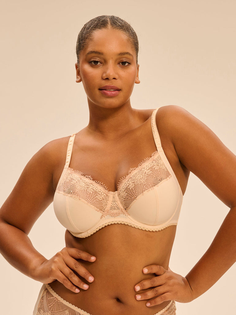 Full-Cup-BH mit Stützfunktion - Schickes Beige
