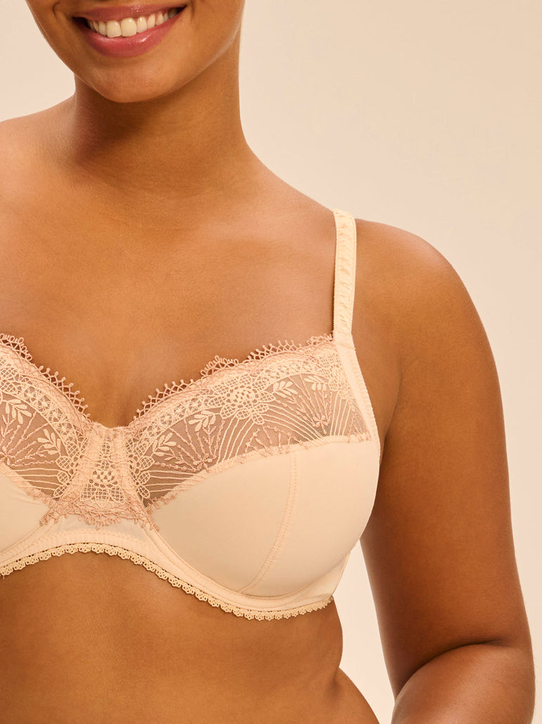 Full-Cup-BH mit Stützfunktion - Schickes Beige