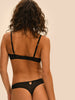 Weicher Triangel-BH mit Softcup - Schwarz