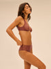 High-Waist-Slip. - Maulbeere