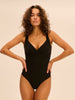 Figurformender Bodysuit - Schwarz