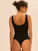 Figurformender Bodysuit - Schwarz