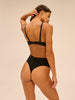 Shaping-Tanga mit hohem Bund - Schwarz