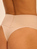 Shaping-Tanga mit hohem Bund - Rosé-Nude