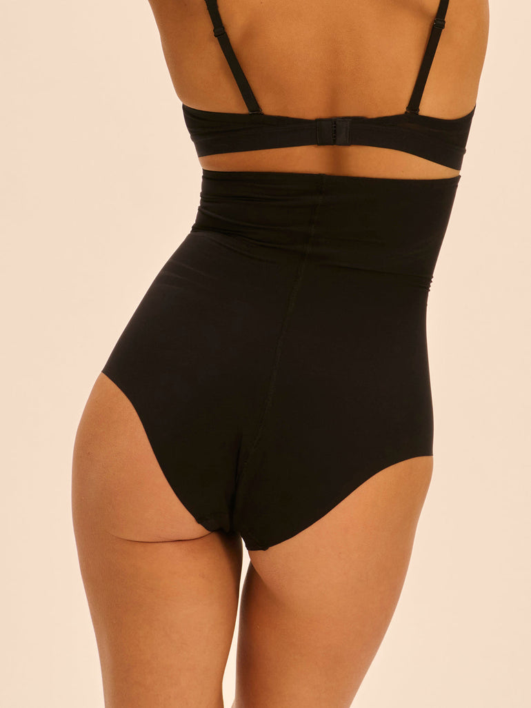 Shaping-Slip mit hohem Bund - Schwarz