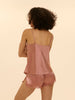 Schlafshorts - Smokey-Rosa
