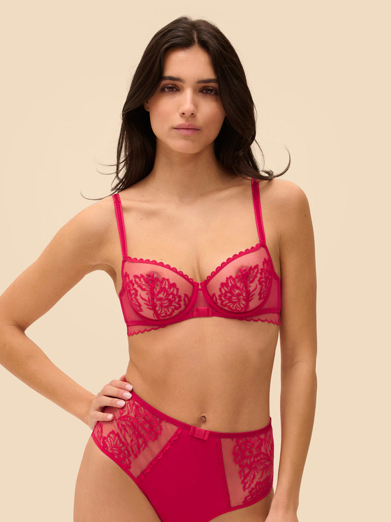 Half-Cup-BH - Cranberry