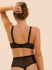 Weicher Triangel-BH mit Softcup - Schwarz