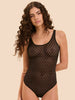 Figurformender Bodysuit - Schwarz