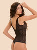 Figurformender Bodysuit - Schwarz