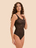 Figurformender Bodysuit - Schwarz