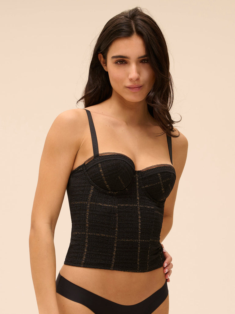 Bustier - Schwarz