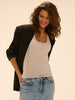 Top - Meliertes Beige