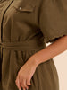 Langes Kleid - Safari