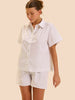 Shorts - Gelb gestreift