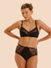 High-Waist-Slip - Schwarz