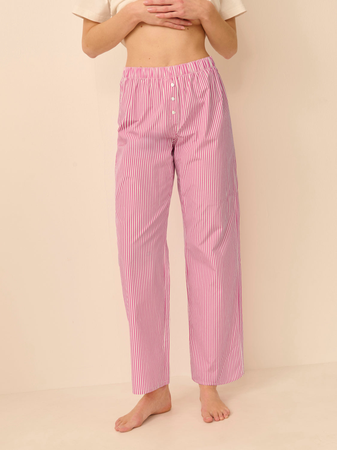 Schlafhose in limitierter Edition für Pink October – Neonpink