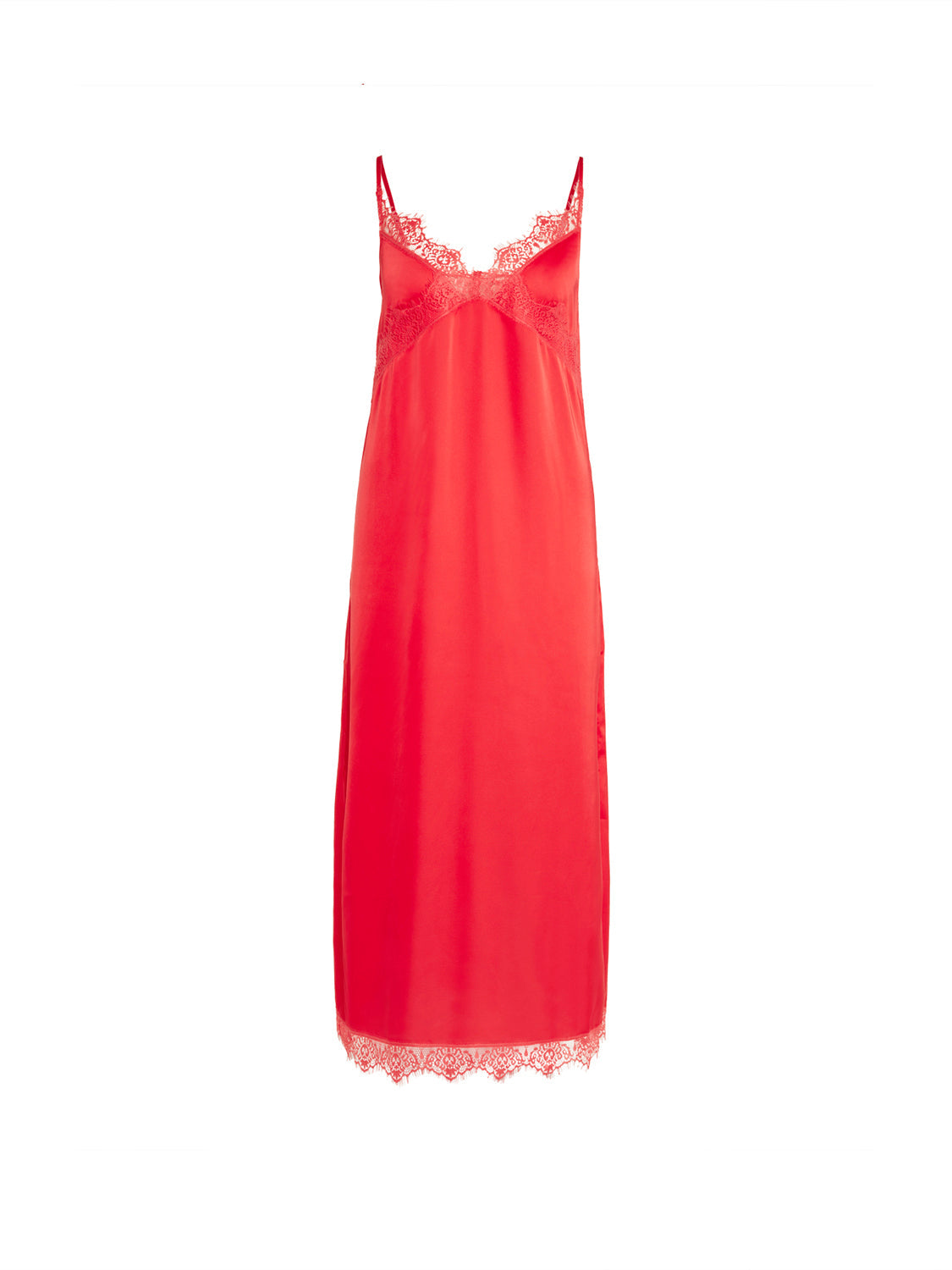 Langes NachtHemdbluse - Flamingo