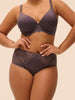 High-Waist-Slip. - Graphitgrau