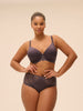 High-Waist-Slip. - Graphitgrau