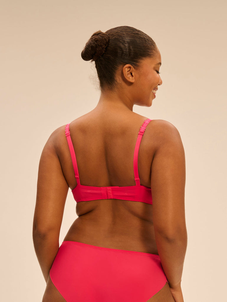 Half-Cup-BH - Fabelhaftes Rosa