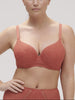 Spacer-BH mit tiefem Dekolleté - Texas Rosa