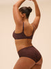 High-Waist-Slip. - Dunkelbraun