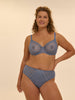 High-Waist-Slip. - Chambrayblau