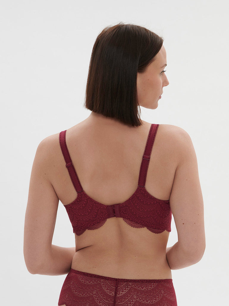 Full-Cup-BH mit Stützfunktion - Spinellrot