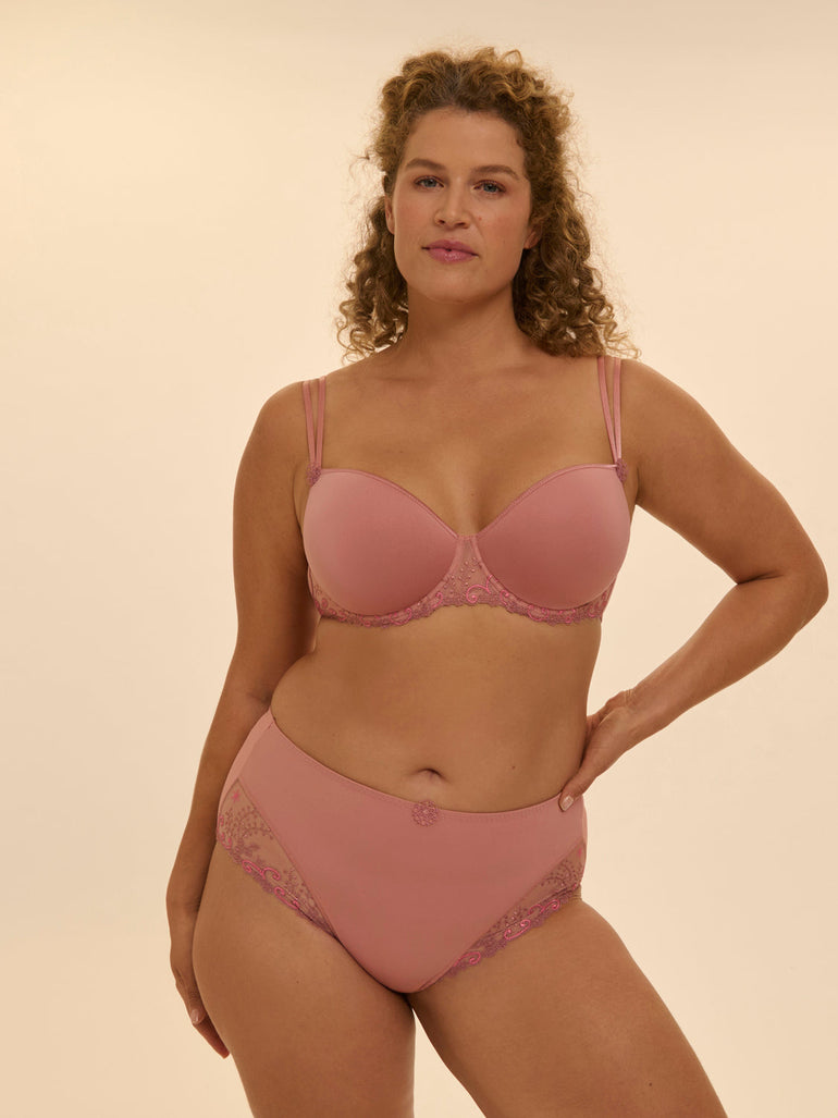 Geformter 3D-BH - Smokey-Rosa