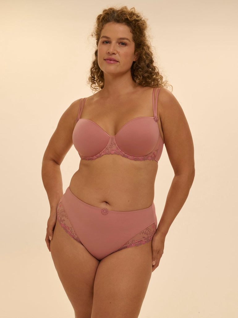 Geformter 3D-BH - Smokey-Rosa