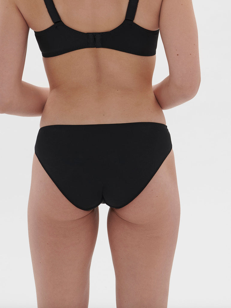 Bikini-Slip. - Edelstein-Schwarz