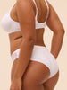 Bikini-Slip aus Baumwolle - Weiß