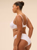 Bikini-Slip aus Baumwolle - Weiß
