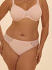 Bikini-Slip aus Baumwolle - Rot