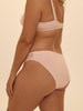 Bikini-Slip aus Baumwolle - Rot