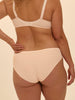 Bikini-Slip aus Baumwolle - Sandbeige