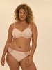 Bikini-Slip aus Baumwolle - Sandbeige