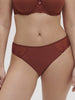 Bikini-Slip aus Baumwolle - Canyon-Braun