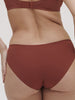 Bikini-Slip aus Baumwolle - Canyon-Braun