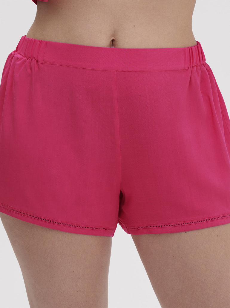 Schlafshorts - Pitaya-Pink