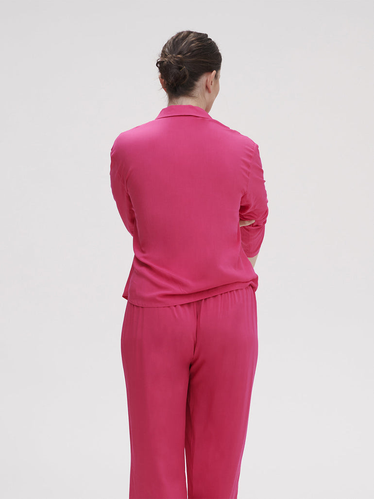 Hemdblusebluse - Pitaya-Pink
