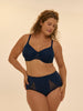 Figurformender High-Waist-Slip - Mitternacht