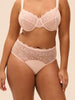 High-Waist-Slip. - Puderrosa