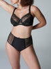 High-Waist-Slip. - Schwarz