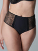 High-Waist-Slip. - Schwarz