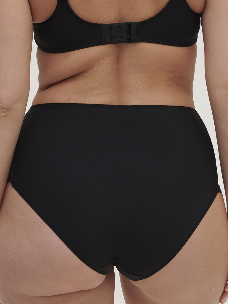 High-Waist-Slip. - Schwarz