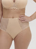 High-Waist-Slip. - Vanille