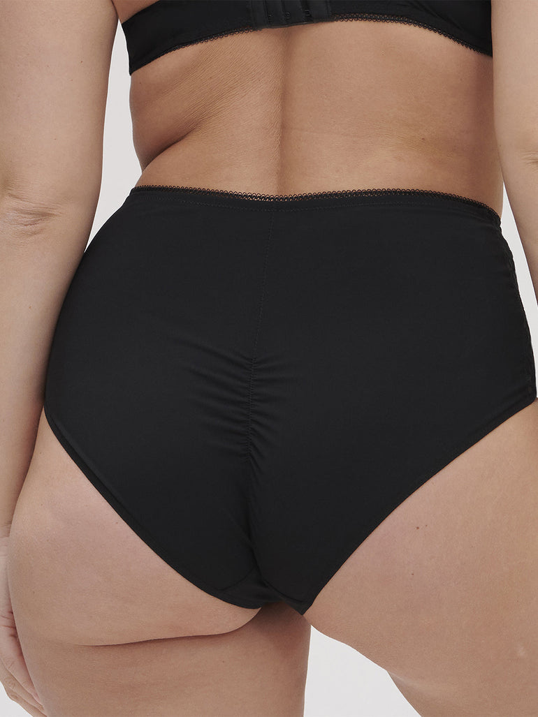 High-Waist-Slip. - Schwarz