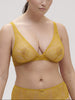 Weicher Triangel-BH mit Softcup - Goldgelb
